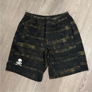 lululemon athletica x SoulCyce Black and Olive Athletic Shorts